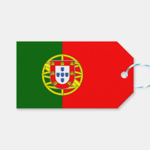 Etiquetas Para Regalos Bandera portuguesa (Portugal)