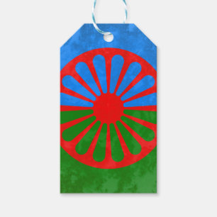 Etiquetas Para Regalos Bandera romaní