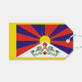 Etiquetas Para Regalos Bandera tibetana (Tíbet)
