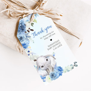 Etiquetas Para Regalos Banderas Azules Pequeñas Bolsas Baby Shower de man