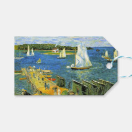 Etiquetas Para Regalos Barcos de vela en la bahía de Mahone en Canadá