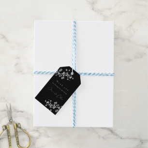 Etiquetas Para Regalos Barniz Negro