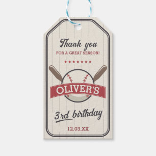 Etiquetas Para Regalos Baseball Favor Tag for Birthday Party Slugger