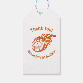 Etiquetas Para Regalos Basketball themed thank you 3