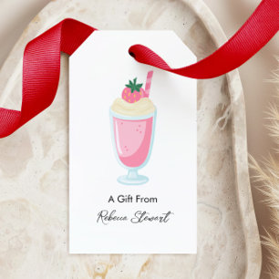 Etiquetas Para Regalos Batido De Fresa De Ocasión Especial Un Regalo De P