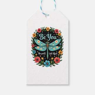 Etiquetas Para Regalos Be You The World Will Adjust - Dragonfly (1)