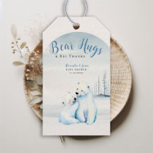 Bear Wait Polar Mama Bear Cub Baby Boy Shower