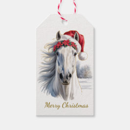 Etiquetas Para Regalos Beautiful Horse Christmas Gift Tag