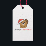 Etiquetas Para Regalos Beaver Christmas Snow Winter Animals Beaver<br><div class="desc">The beaver at Christmas with fairy lights. Funny animals with gifts and snow for the holidays. A sweet Christmas greeting. Beavers are cute animals and perfect for Christmas.</div>