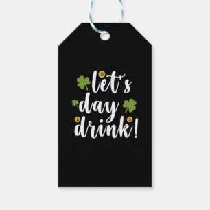 Etiquetas Para Regalos Bebamos el Día de San Patricio