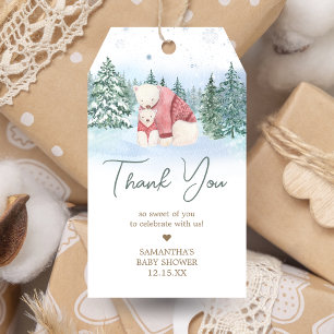 Etiquetas Para Regalos Bebé, hace frío afuera, Baby Shower de Invierno