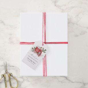 Etiquetas Para Regalos Bebé, hace frío fuera del Baby Shower Favor