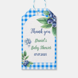 Etiquetas Para Regalos Bebida Sweet Classic Gingham Baby Shower