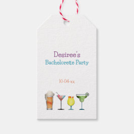 Etiquetas Para Regalos Bebidas de fruta personalizadas de la fiesta de la