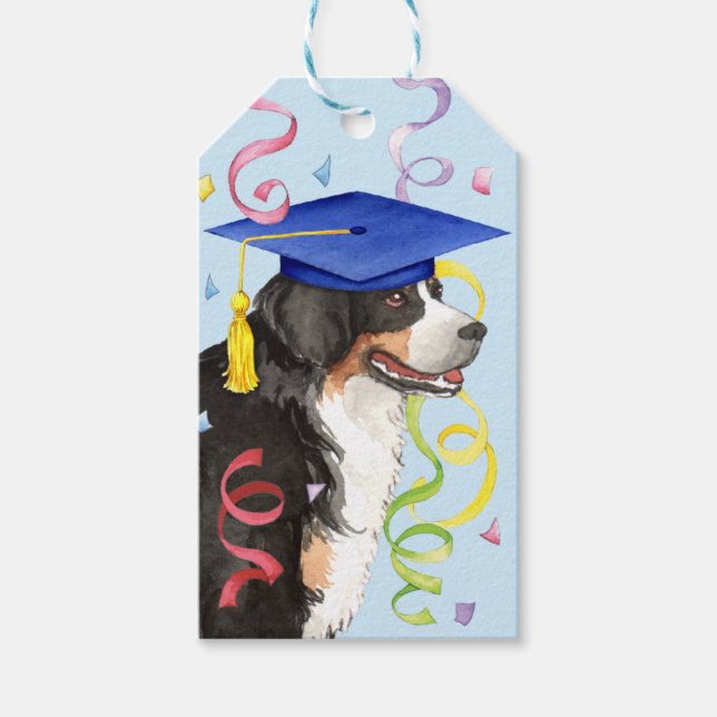 Etiquetas Para Regalos Berner Graduate (Anverso)