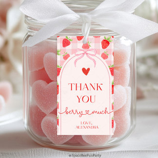 Etiquetas Para Regalos Berry Strawberry Favors gift Tag