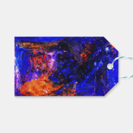 Etiquetas Para Regalos Bestia Azul Corriendo Fuego