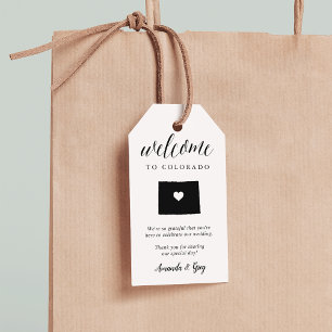 Etiquetas Para Regalos Bienvenida a Boda de Colorado
