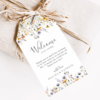 Bienvenida a Boda elegante de Flor Silvestre Autum