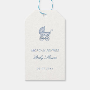 Etiquetas Para Regalos Bienvenida a la fiesta de bebé Preppy Couquette Co