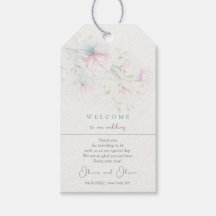 Bienvenida Boda Magnolia Rosa