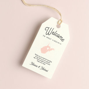 Etiquetas Para Regalos ¡Bienvenido al Boda de VIRGINIA OCCIDENTAL CUALQUI