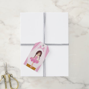 Etiquetas Para Regalos Bienvenidos a la fiesta de cumpleaños de Pink Ball