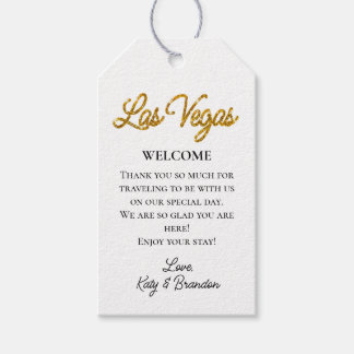 Etiquetas Para Regalos Bienvenidos Bodas de las Vegas Sparkles