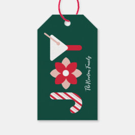 Etiquetas Para Regalos Big Joy Pine Green Gift Tag