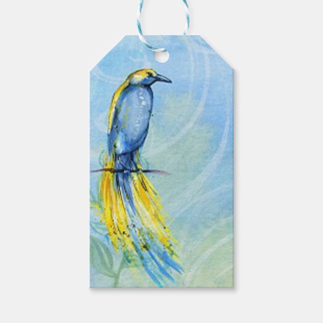 Etiquetas Para Regalos Bird (Anverso)