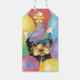 Etiquetas Para Regalos Birthday Balloons Yorkie