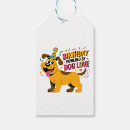 Etiquetas Para Regalos Birthday Dog Love Party Illustration