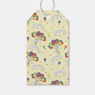 Etiquetas Para Regalos Birthday Wishes - Pastel Yellow