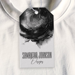 Etiquetas Para Regalos Black Modern Boutique Clothing Business Hang Tag