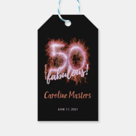 Etiquetas Para Regalos Black Pink 50 y todavía fabulosa fiesta de cumplea
