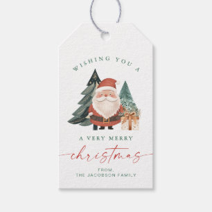 Etiquetas Para Regalos BLAIR Escandinavia Santa Navidad