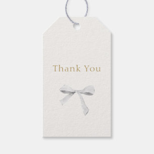 Etiquetas Para Regalos Blanco crudo Baile azul de moda Boda Gracias