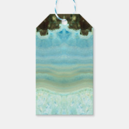 Etiquetas Para Regalos Blank Modern Guay Blue Party Te Da Las Gracias