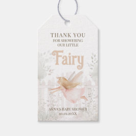 Etiquetas Para Regalos Blonde Fairy Baby Shower Gracias