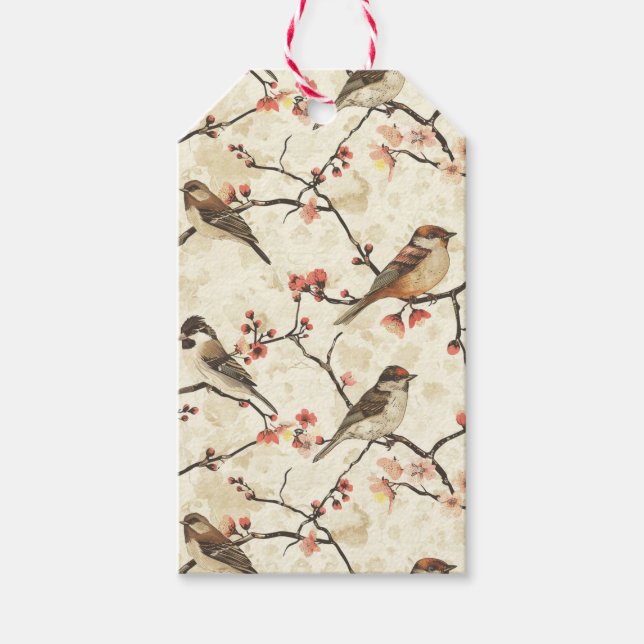 Etiquetas Para Regalos Blossom and Song (Anverso)