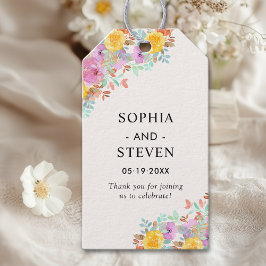 Etiquetas Para Regalos Blossoming Love – A Spring Floral Wedding