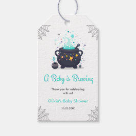 Etiquetas Para Regalos Blue A Baby prepara Baby Shower de Halloween