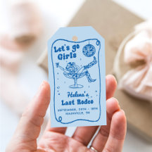 Blue Disco Rodeo Cowgirl Bachelorette Weekend