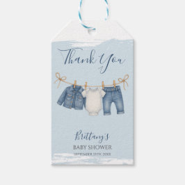 Etiquetas Para Regalos Blue Jeans Boy Baby Shower Baby Outfit