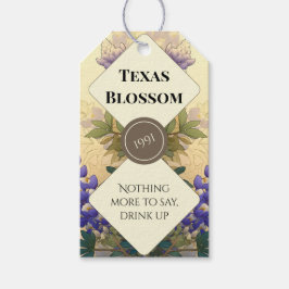 Etiquetas Para Regalos Bluebonnets of Texas Bottle Label Set