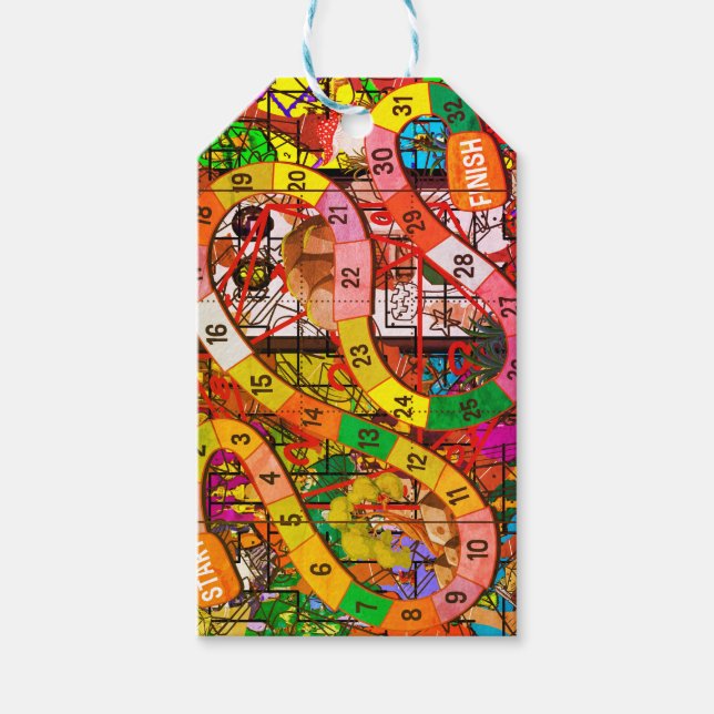 Etiquetas Para Regalos Board Game (Anverso)