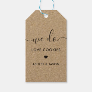 Etiquetas Para Regalos Boda Cookie Favor, Nosotros Amamos Las Cookies