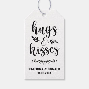Etiquetas Para Regalos Boda de abrazos y besos   Bridal Shower Favor