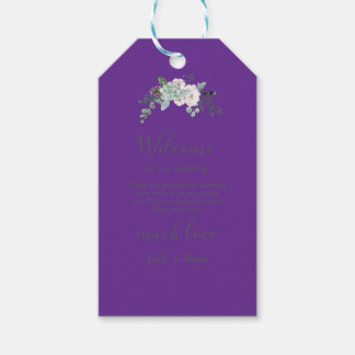 Etiquetas Para Regalos Boda de acuarela de invierno
