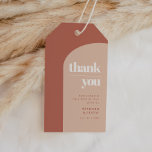 Etiquetas Para Regalos Boda de arco de barca de moda simple<br><div class="desc">Minimalista pero sorprendente: adoptar este diseño tipográfico ligeramente retro y elegante para su papelería boda,  con un diseño de arco moderno y colores de terracota y naranja quemado. Personalizable completo de texto,  colores y fondos.</div>